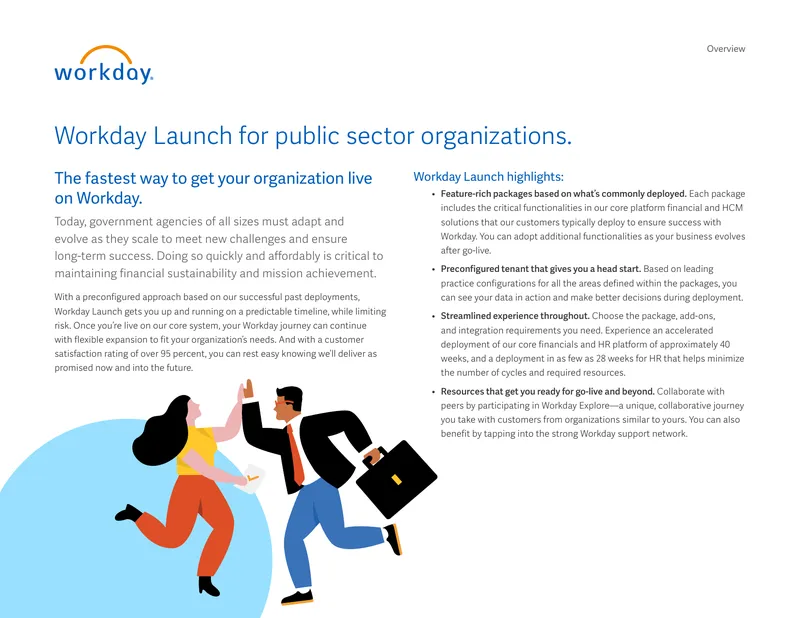 Workday Launch for Public Sector Organizations