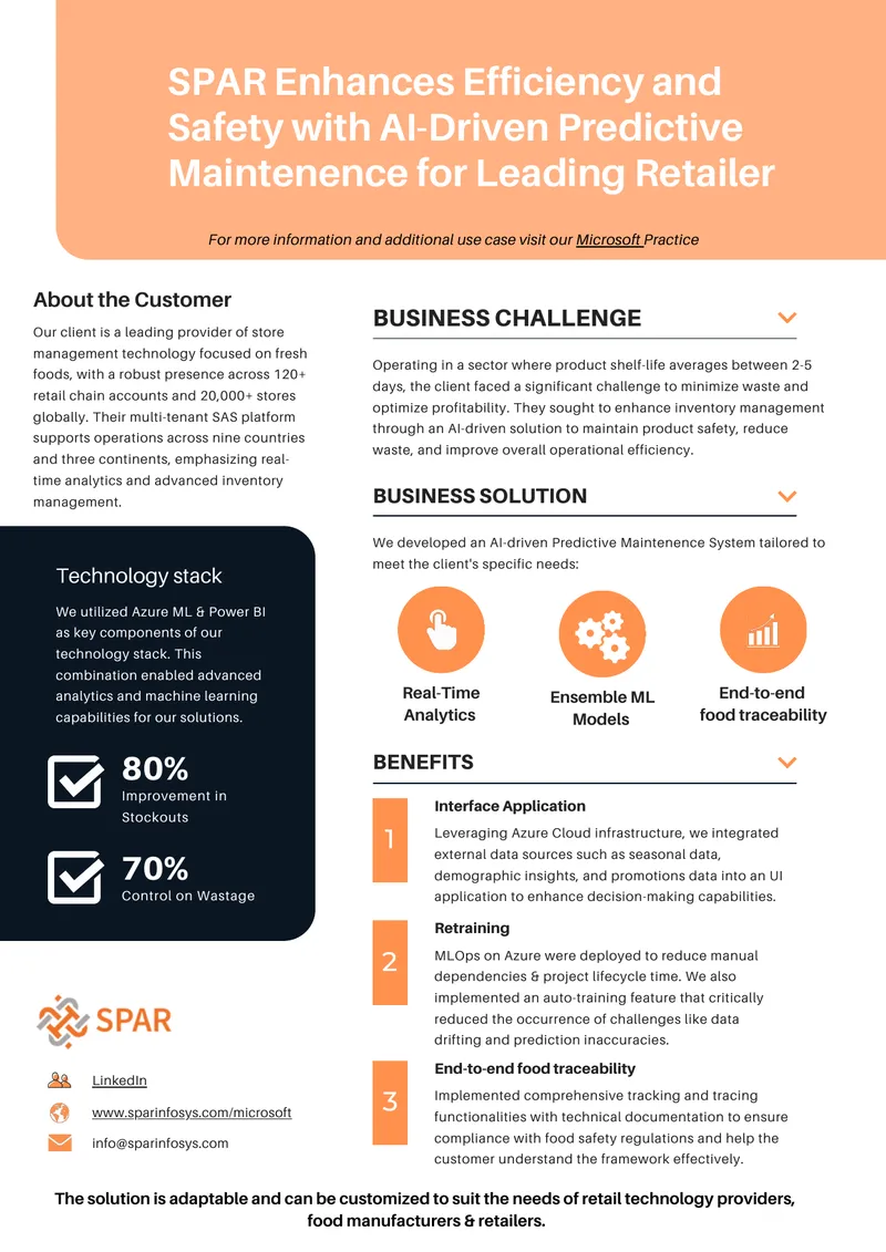 AI-Driven Predictive Maintenance System for Retail