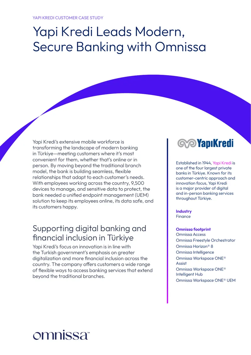 Yapi Kredi Unified Endpoint Management Case Study