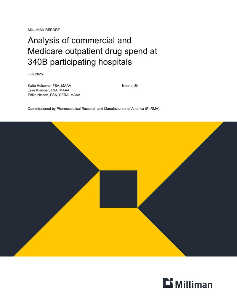 Analysis of Outpatient Drug Spending at 340B Hospitals