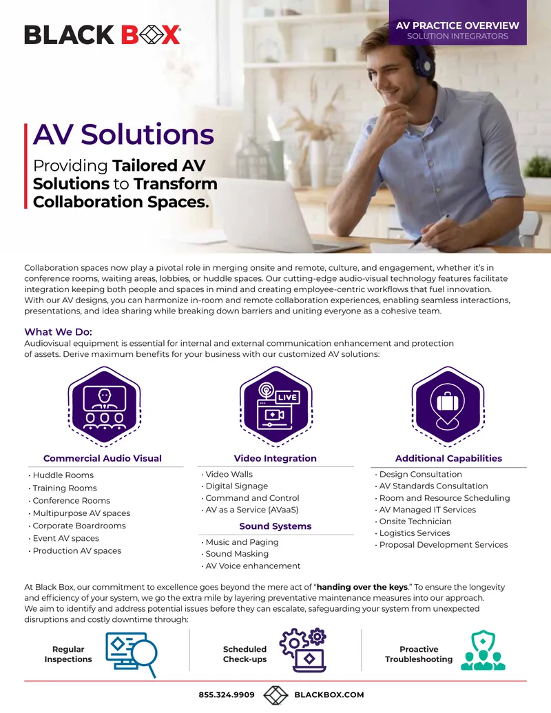 Audiovisual Solutions for Collaboration Spaces