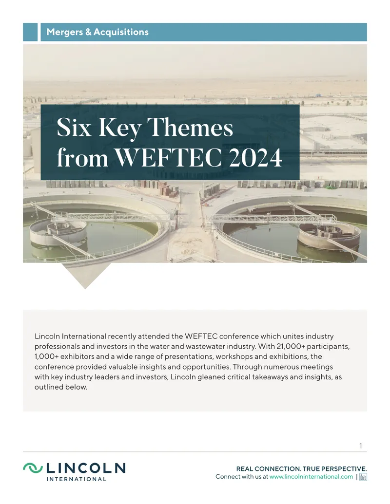 Key Themes from WEFTEC 2024 Conference
