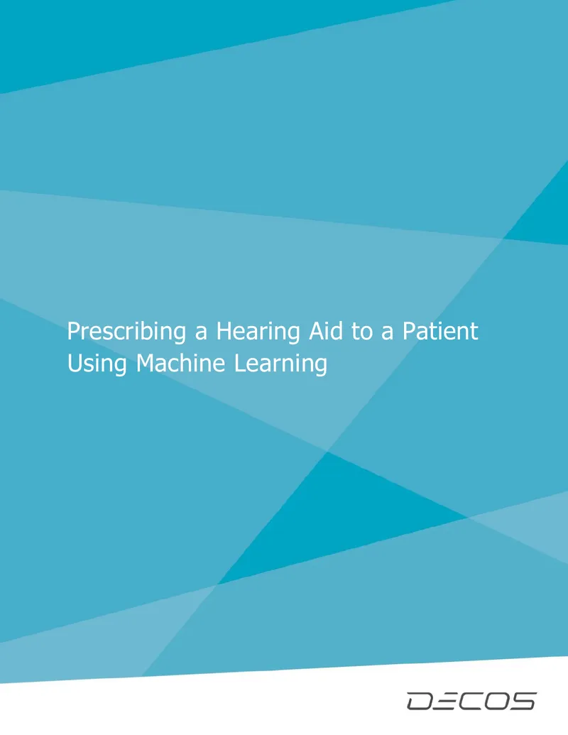 Machine Learning Methodology for Hearing Aid Prescription