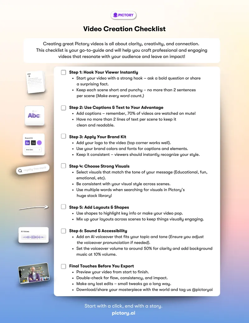 Video Creation Checklist for Engaging Content