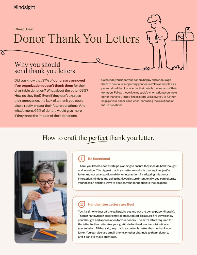 Donor Thank You Letter Best Practices