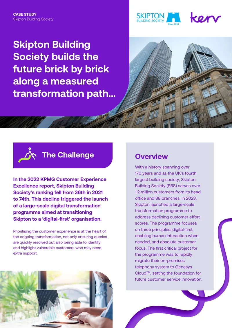 Skipton Building Society Digital Transformation Case Study