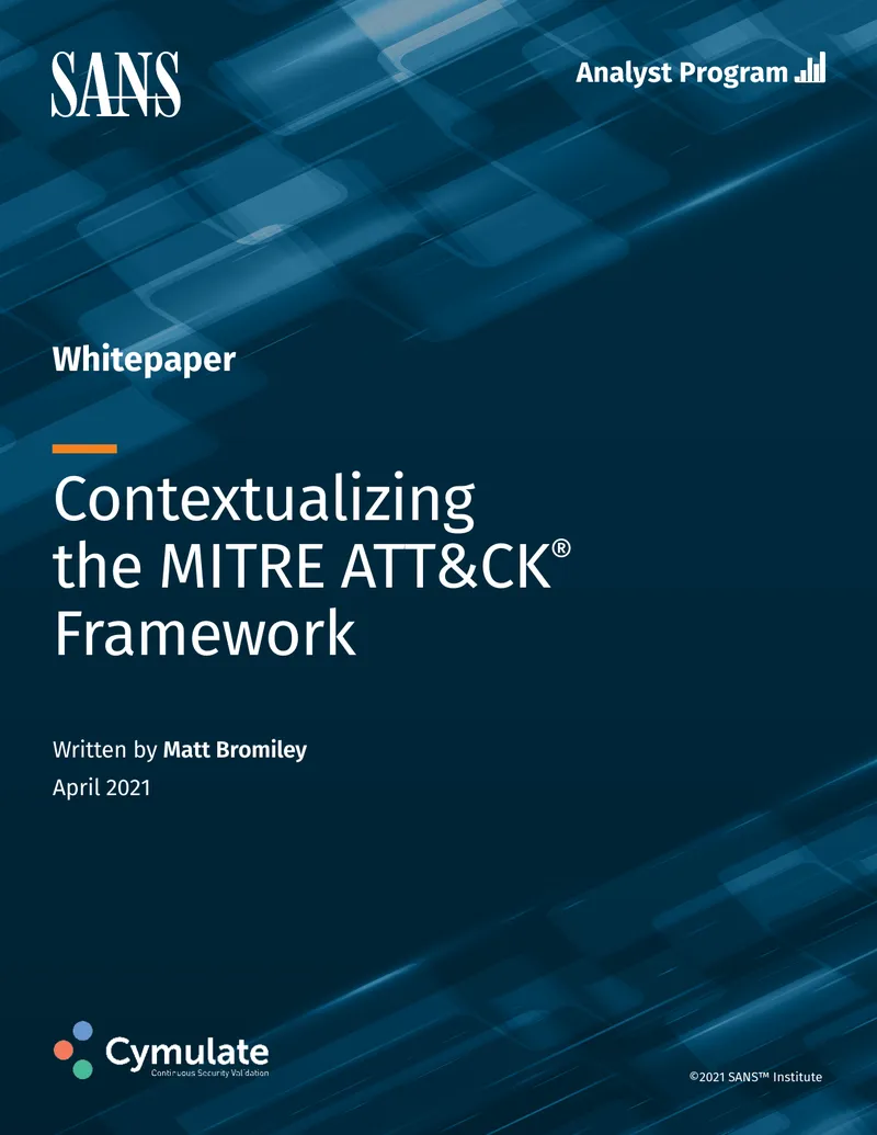 Contextualizing the MITRE ATT&CK Framework