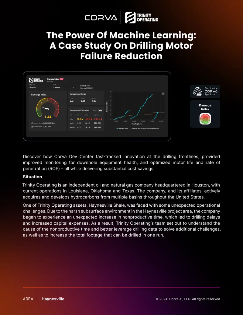 Machine Learning Case Study on Drilling Motor Failures