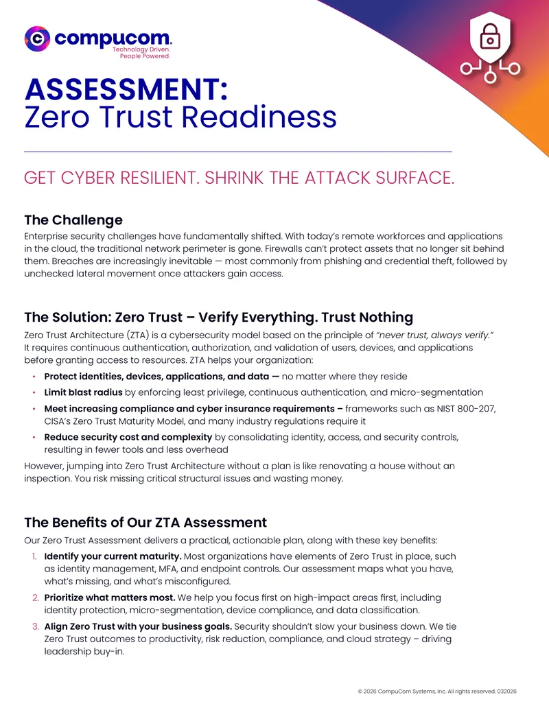 Zero Trust Architecture Readiness Assessment Guide