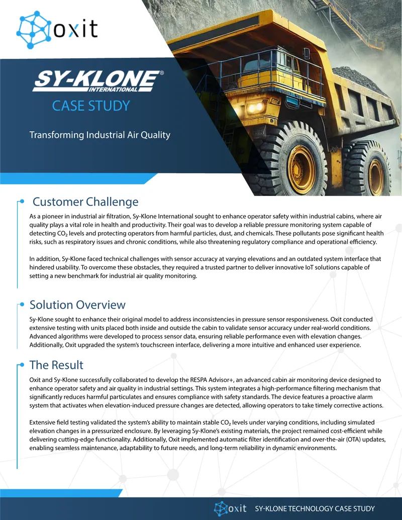 Industrial Air Quality Monitoring Case Study