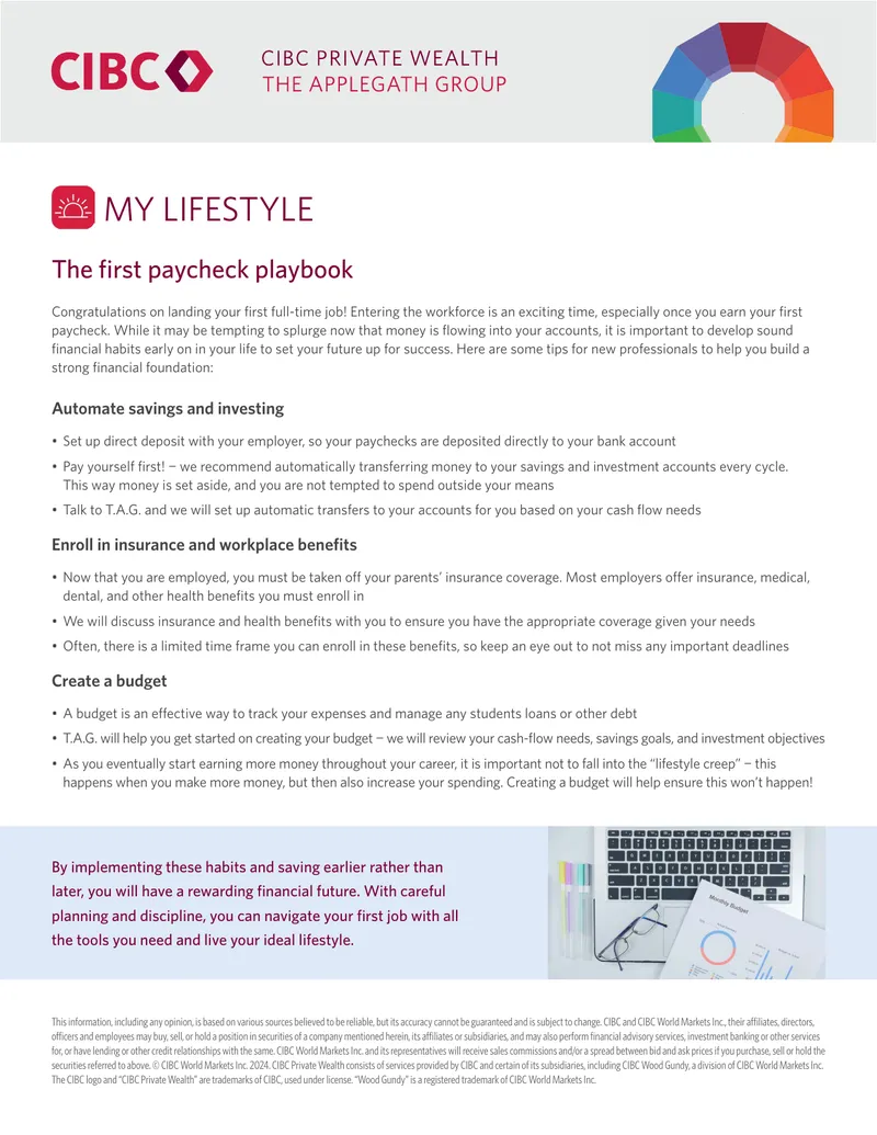Financial Habits for New Professionals