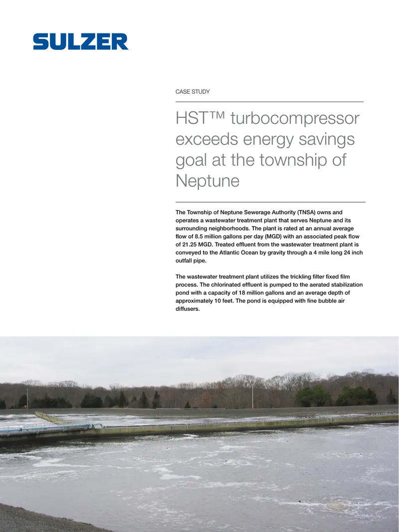 HST Turbocompressor Energy Savings Case Study