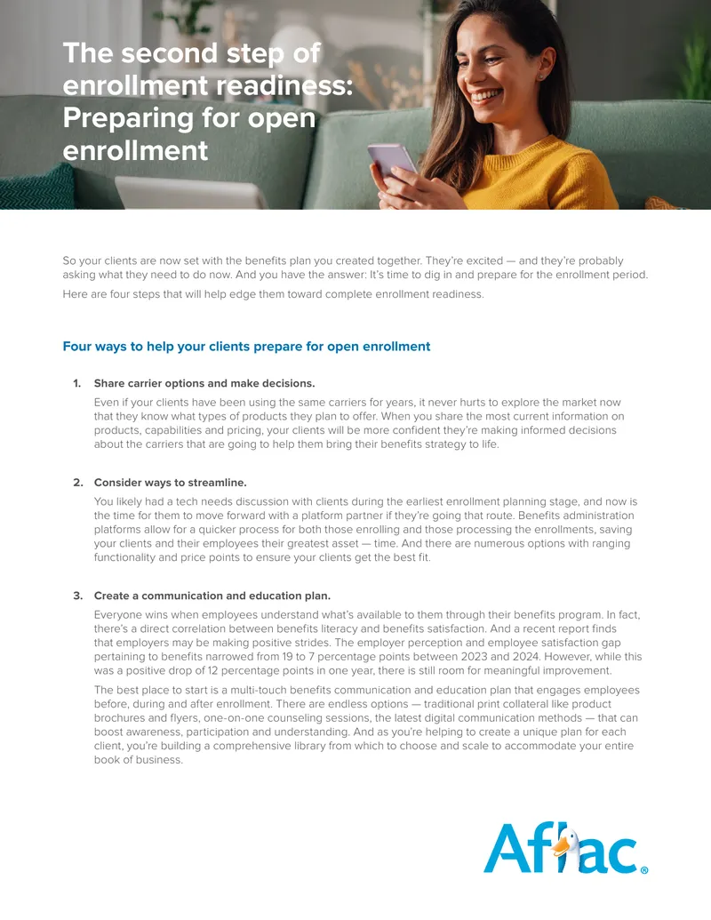 Preparing Clients for Open Enrollment Readiness