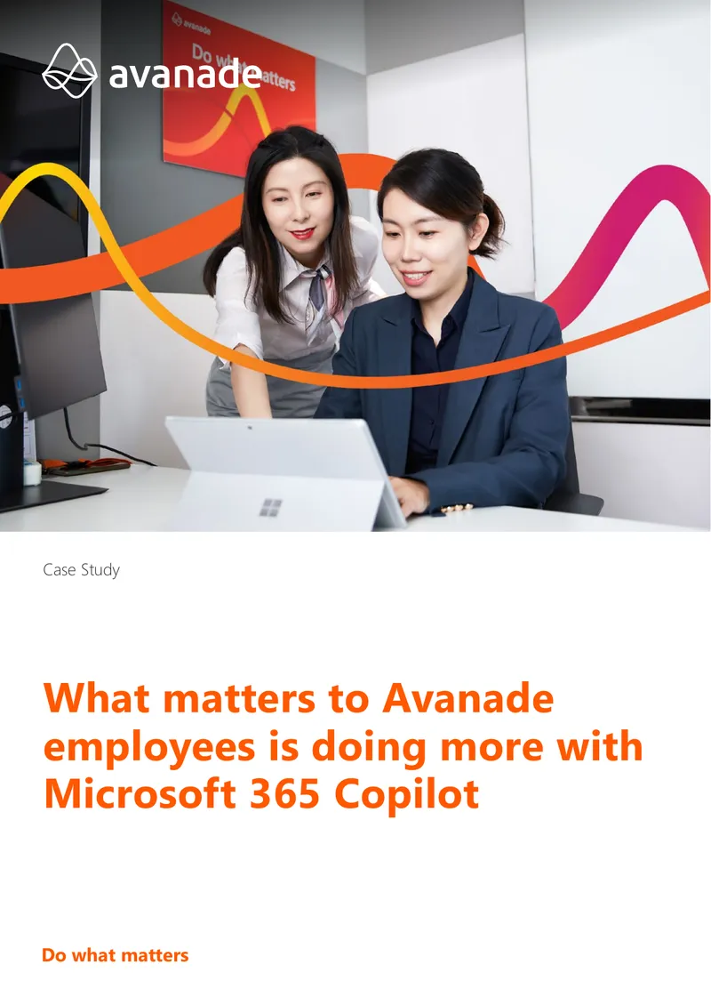 Avanade Case Study on Microsoft 365 Copilot