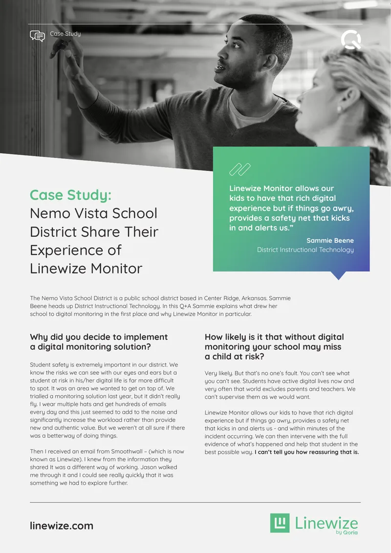 Nemo Vista School District Digital Monitoring Case Study