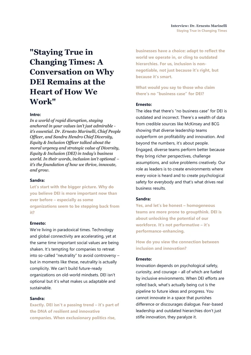 Importance of Diversity, Equity, and Inclusion in Business