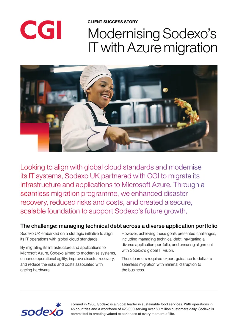 Sodexo UK Azure Migration Case Study