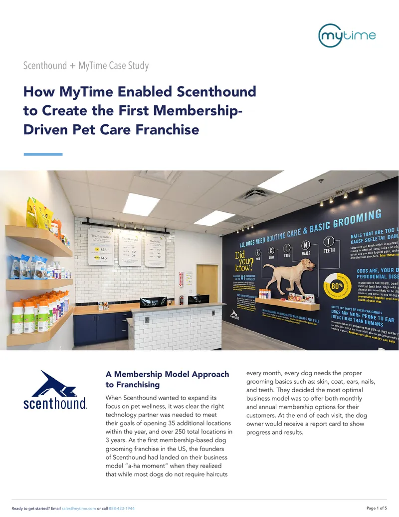 Scenthound Membership Model Franchise Case Study