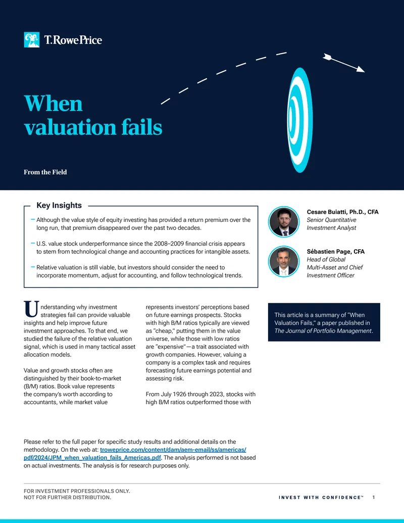 Analysis of Value Investing Failures