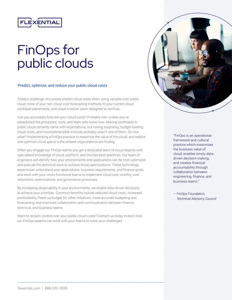 FinOps Framework for Public Cloud Cost Management