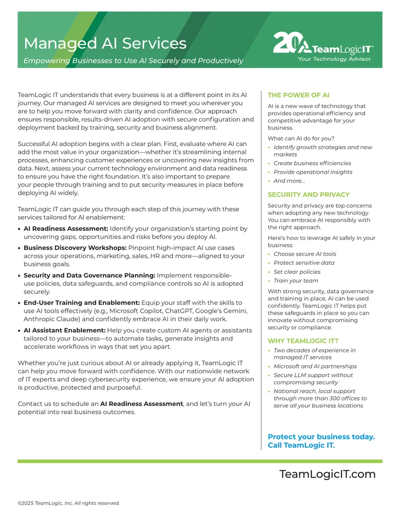 Managed AI Services for Business Enablement