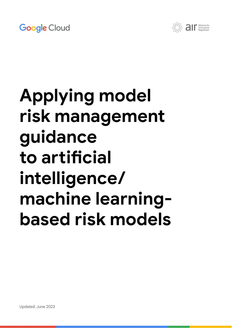 Risk Management Guidance for AI and Machine Learning Models