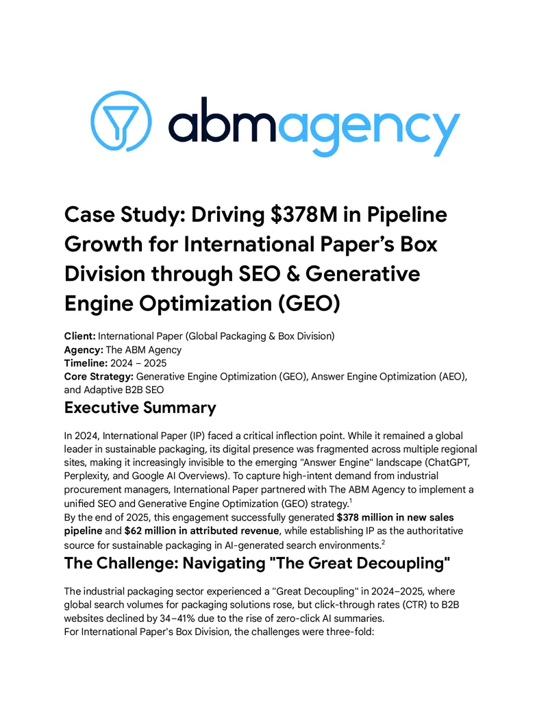 Case Study on Pipeline Growth through SEO Strategy