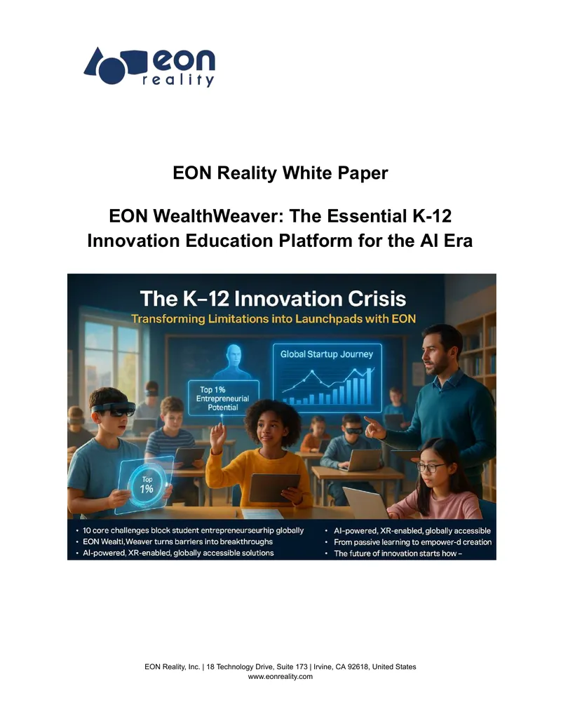 EON WealthWeaver K-12 Innovation Education Platform