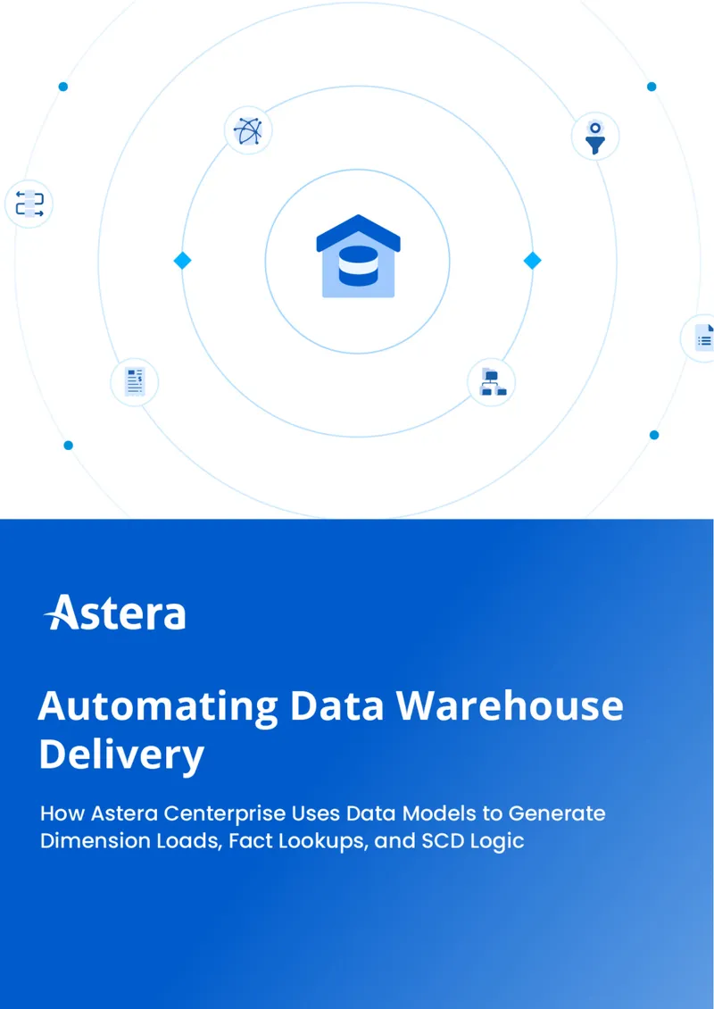 Automating Data Warehouse Delivery with Astera Centerprise