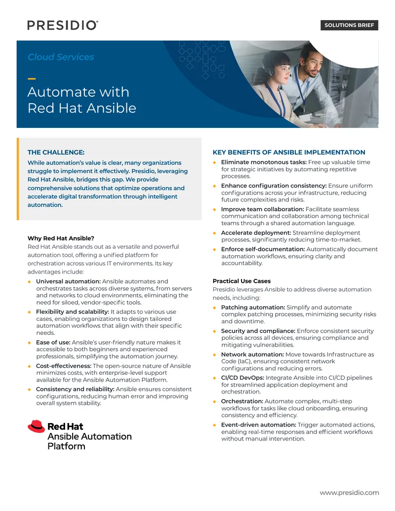 Automation Solutions Using Red Hat Ansible