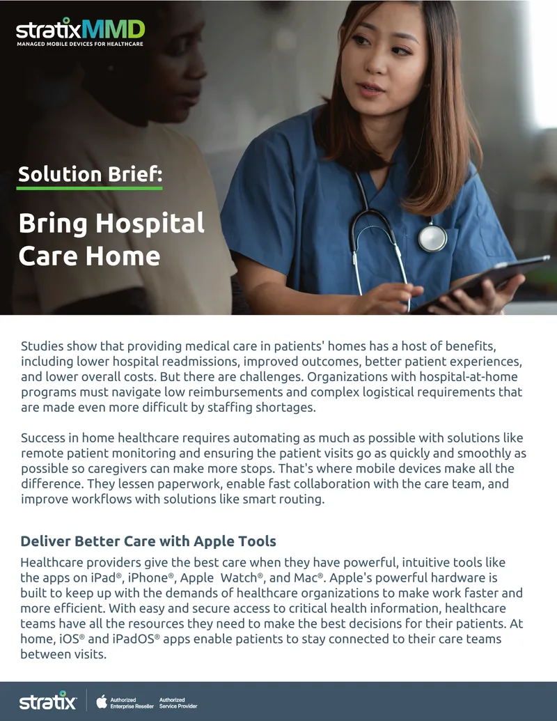 Hospital Care at Home Solution Brief