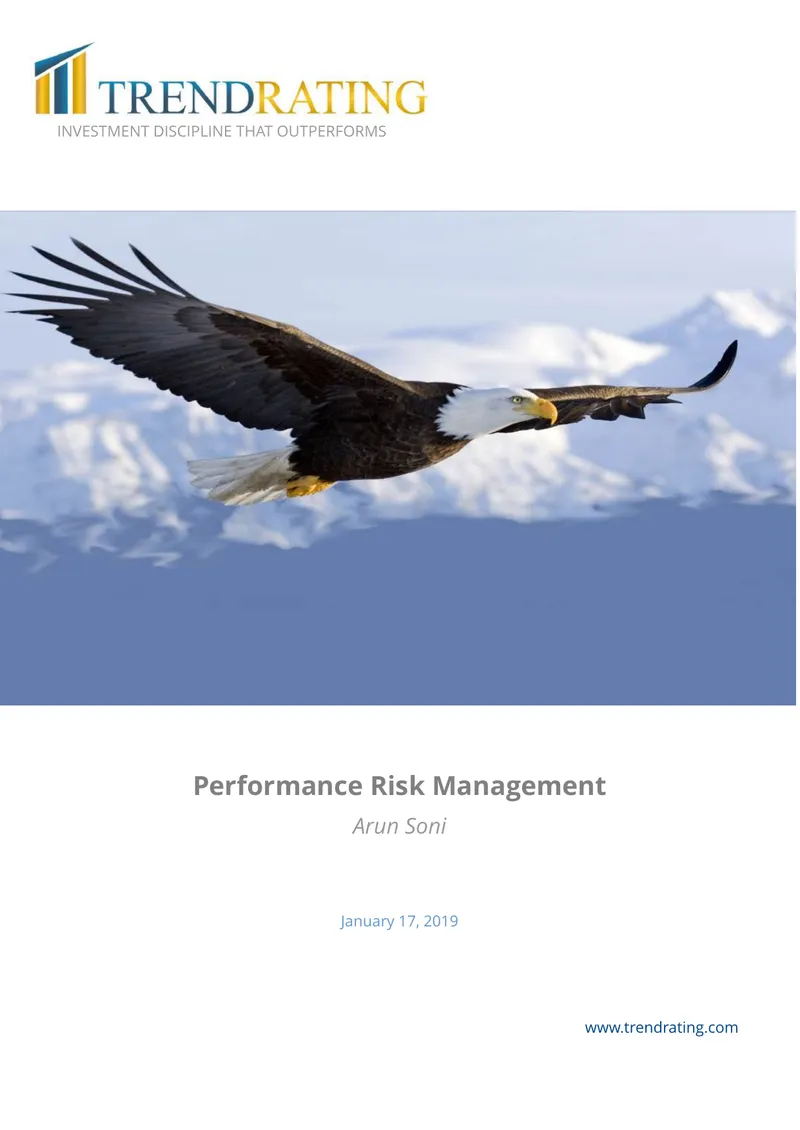 Performance Risk Management Framework for Investment Portfolios