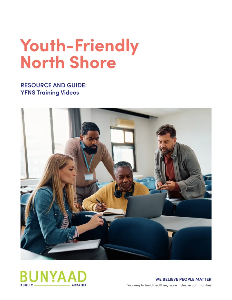 Youth-Friendly North Shore Training Resource Guide preview page 1