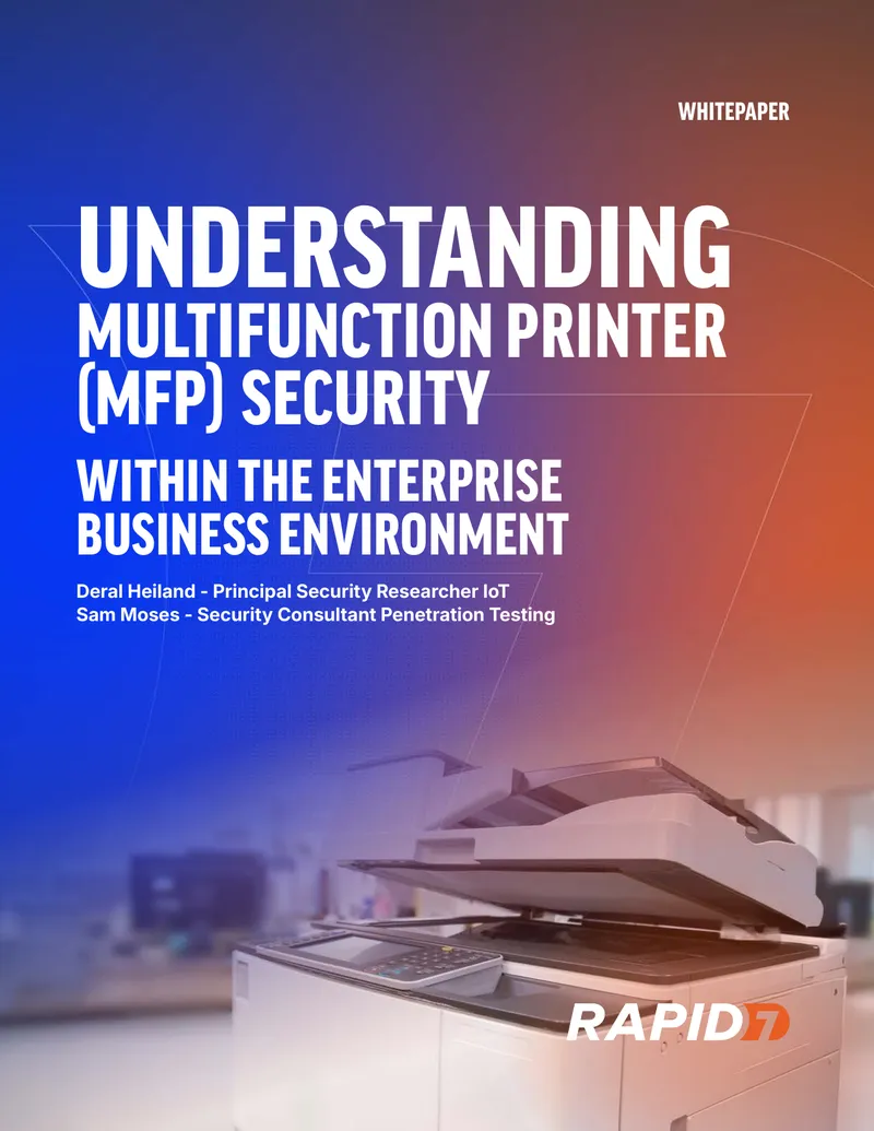 Understanding Multifunction Printer Security in Enterprises