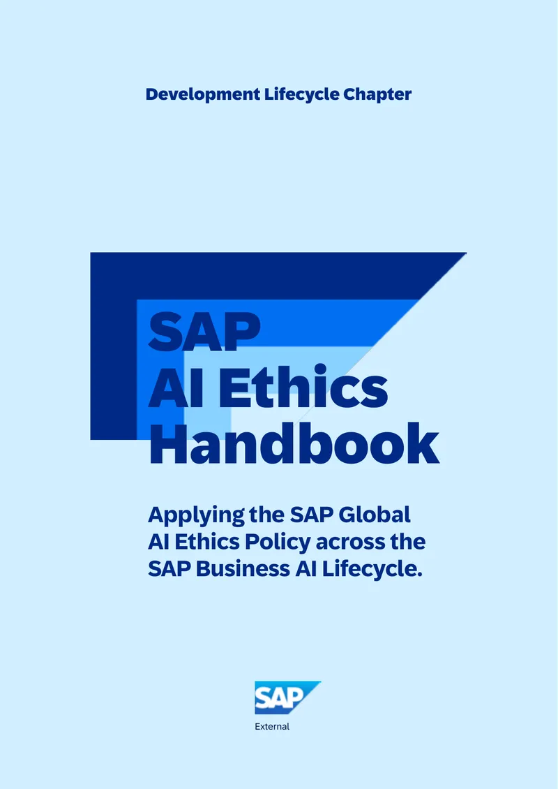 SAP AI Ethics Handbook for Business AI Lifecycle