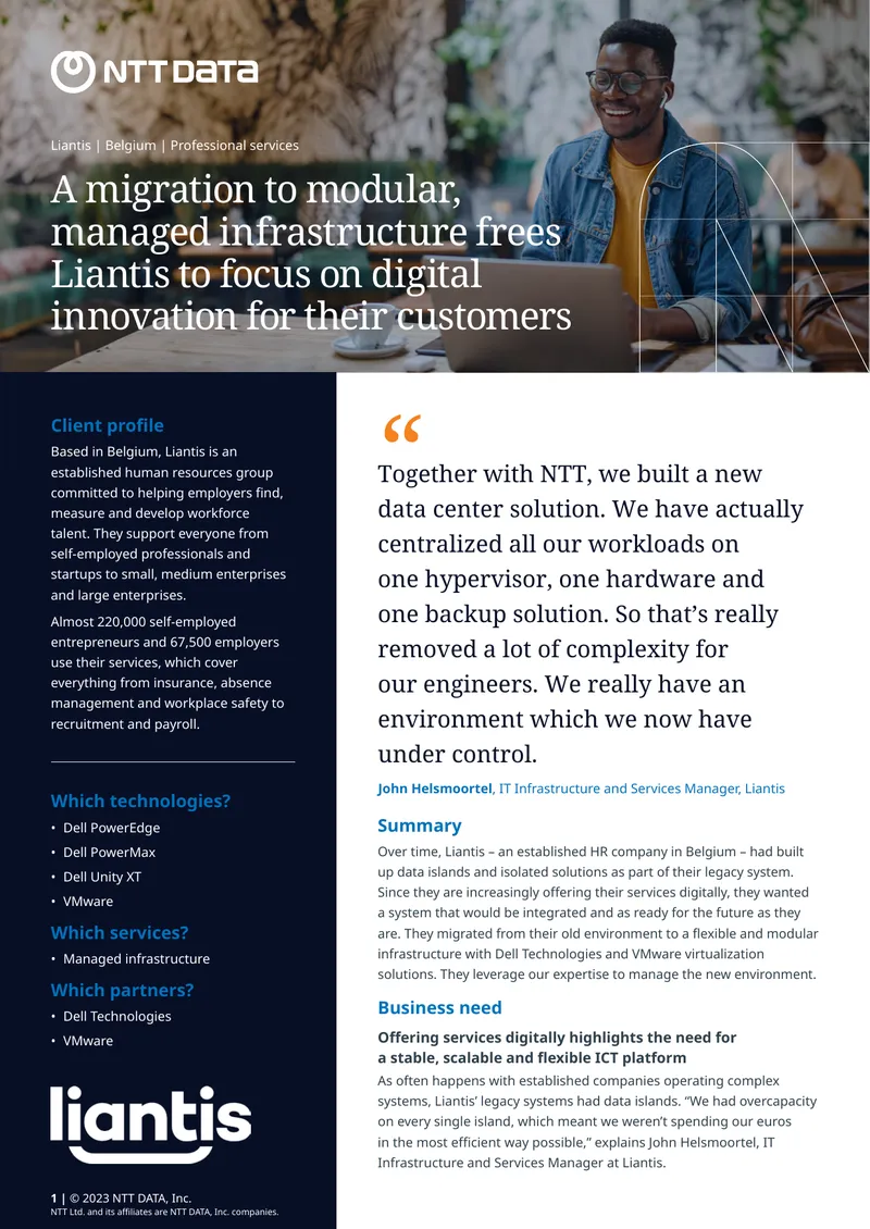 Liantis Infrastructure Migration Case Study