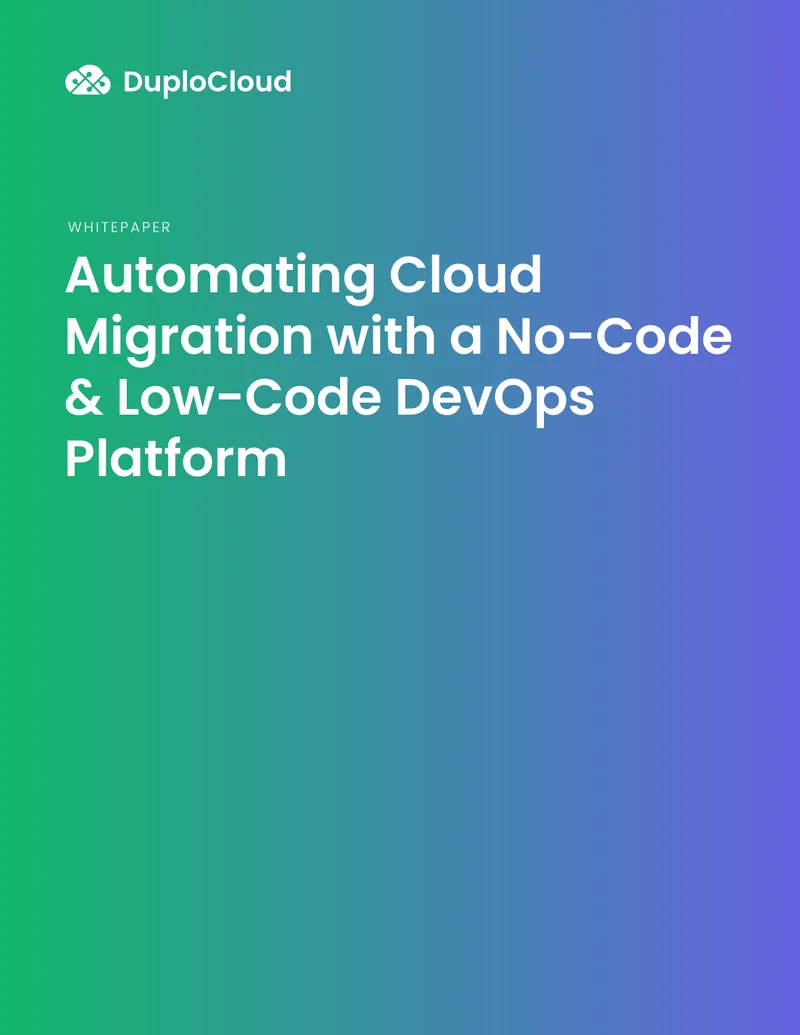 Automating Cloud Migration with No-Code and Low-Code Platforms