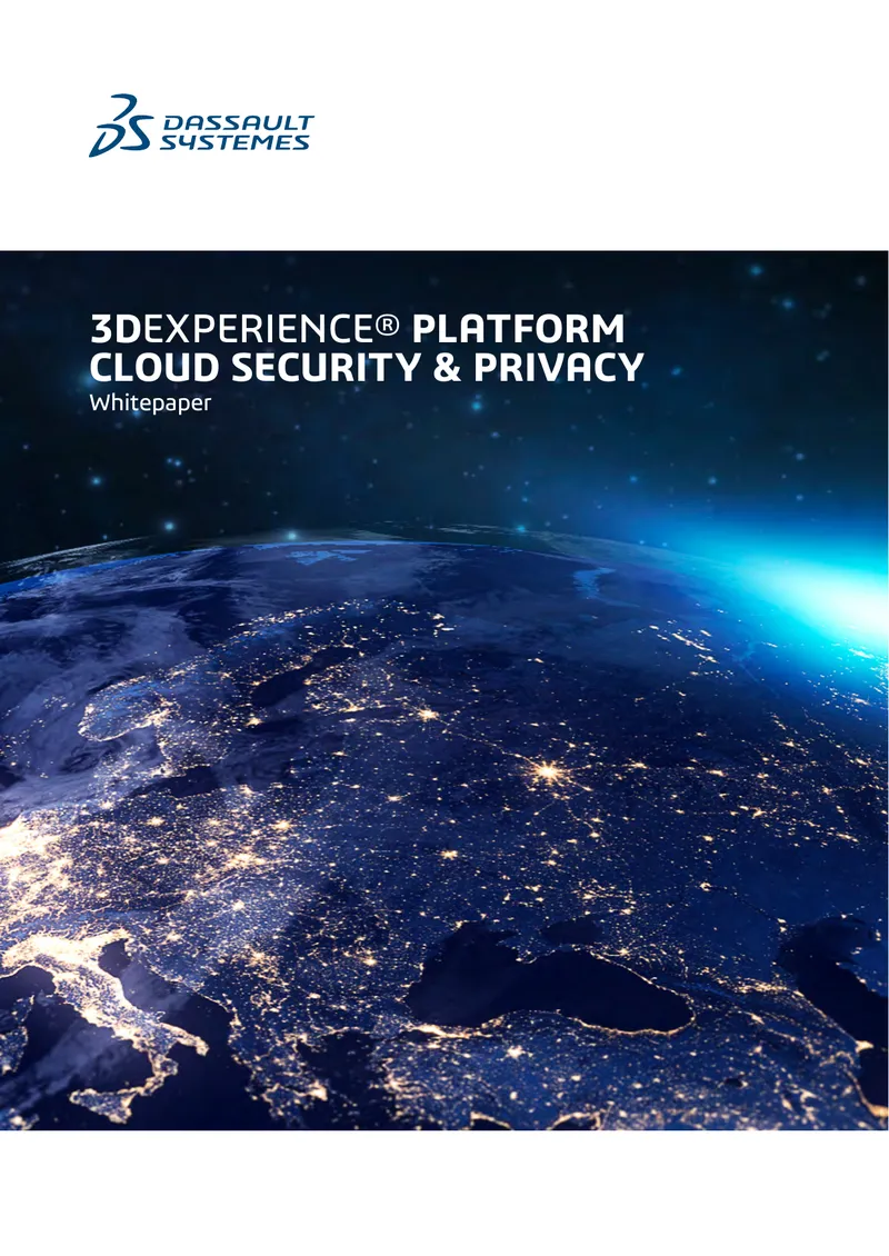 3DEXPERIENCE Platform Cloud Security and Privacy Whitepaper