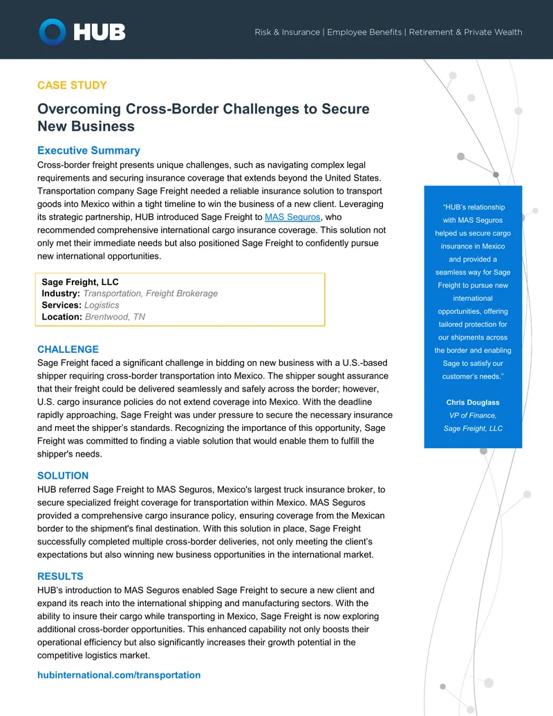 Overcoming Cross-Border Challenges in Transportation