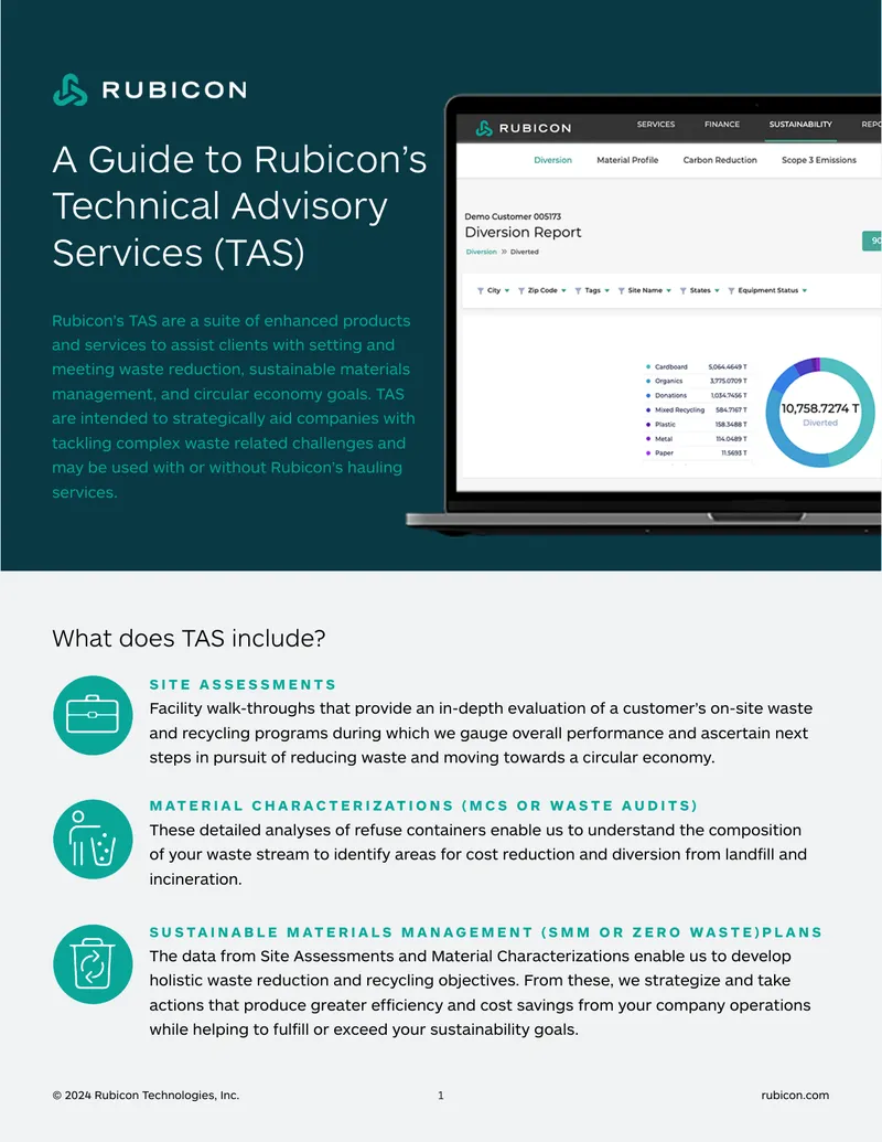 Guide to Technical Advisory Services for Waste Management