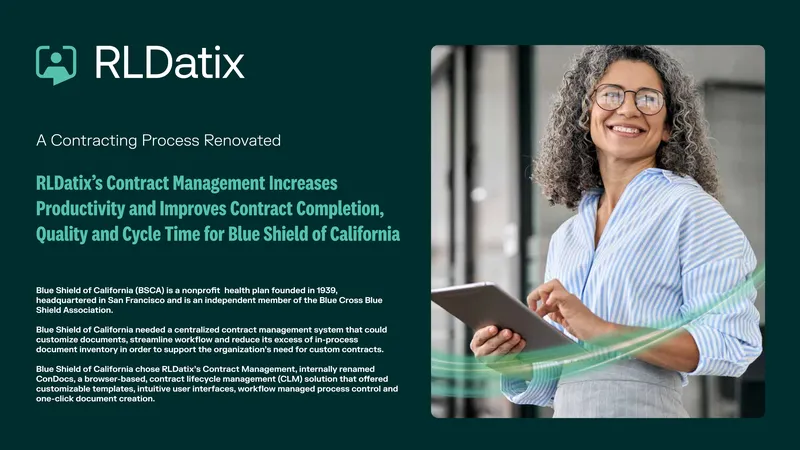 Blue Shield of California Contract Management Case Study