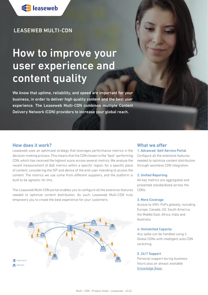 Leaseweb Multi-CDN Product Overview