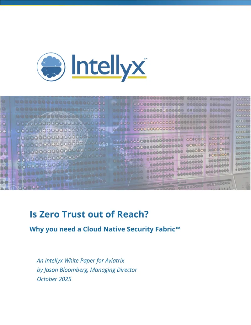 Cloud Native Security Fabric for Zero Trust Implementation