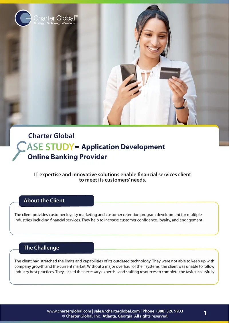 IT Solutions for Financial Services Client