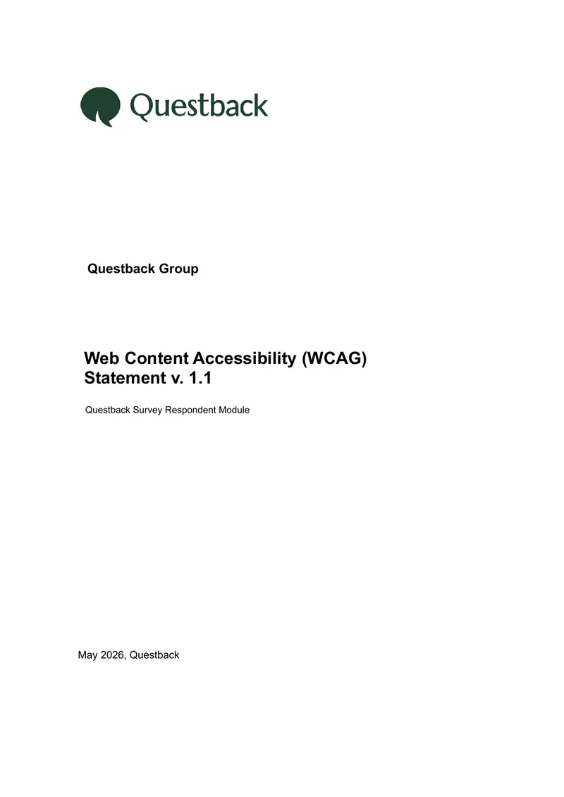 Web Content Accessibility Guidelines Compliance Statement