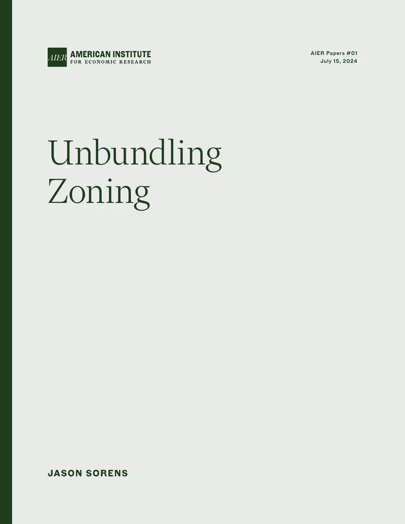 Unbundling Zoning Analysis and Proposals