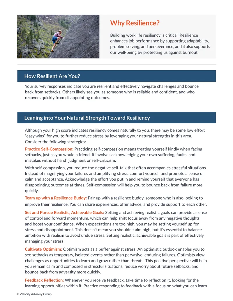 Strategies for Enhancing Workplace Resilience