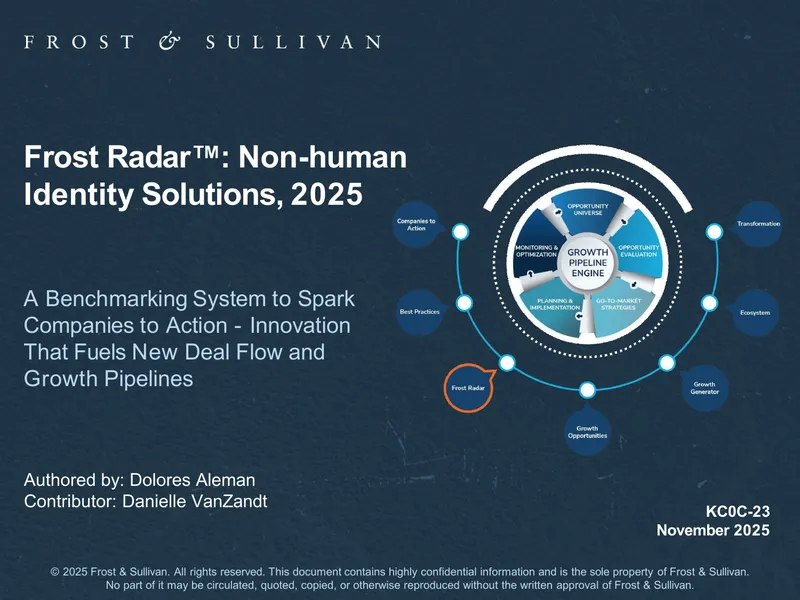 Frost Radar Non-human Identity Solutions 2025