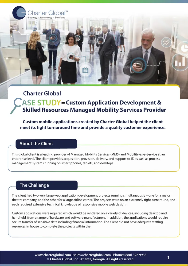 Custom Mobile Application Development Case Study