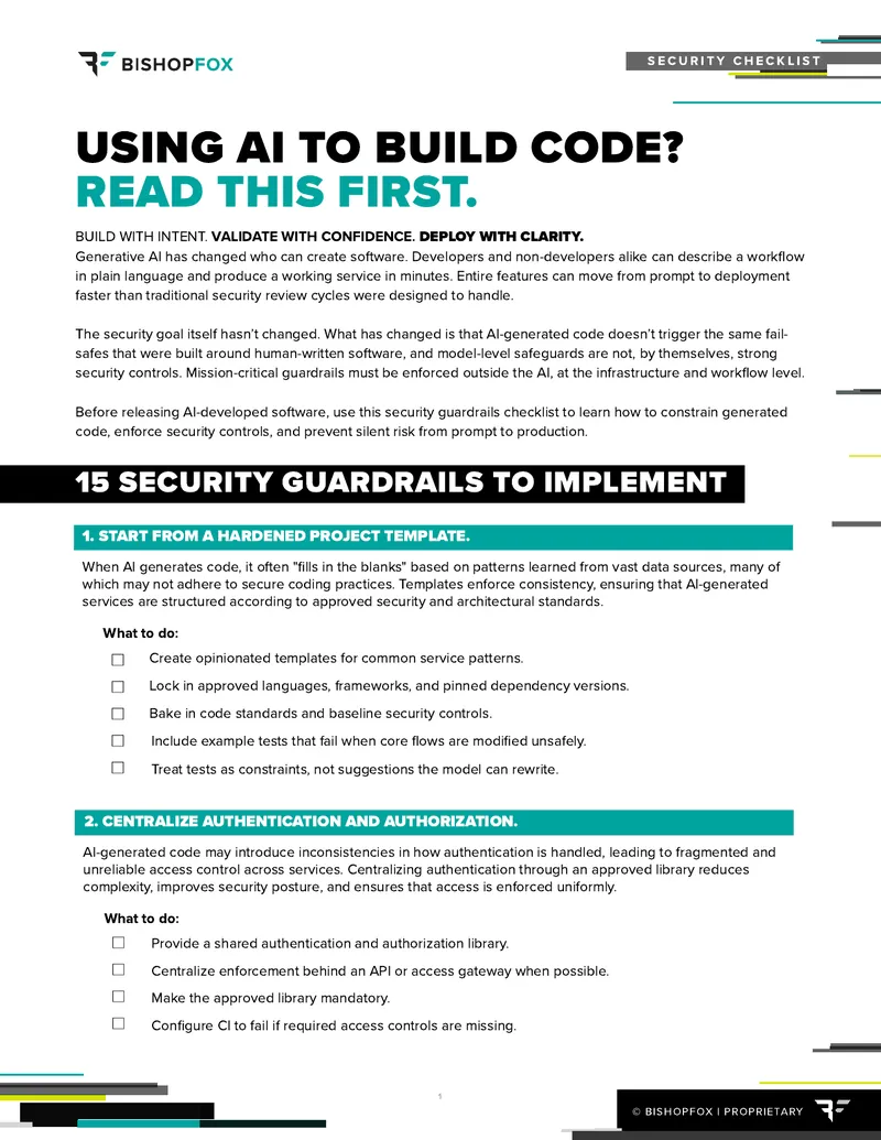 Security Guardrails for AI-Generated Code